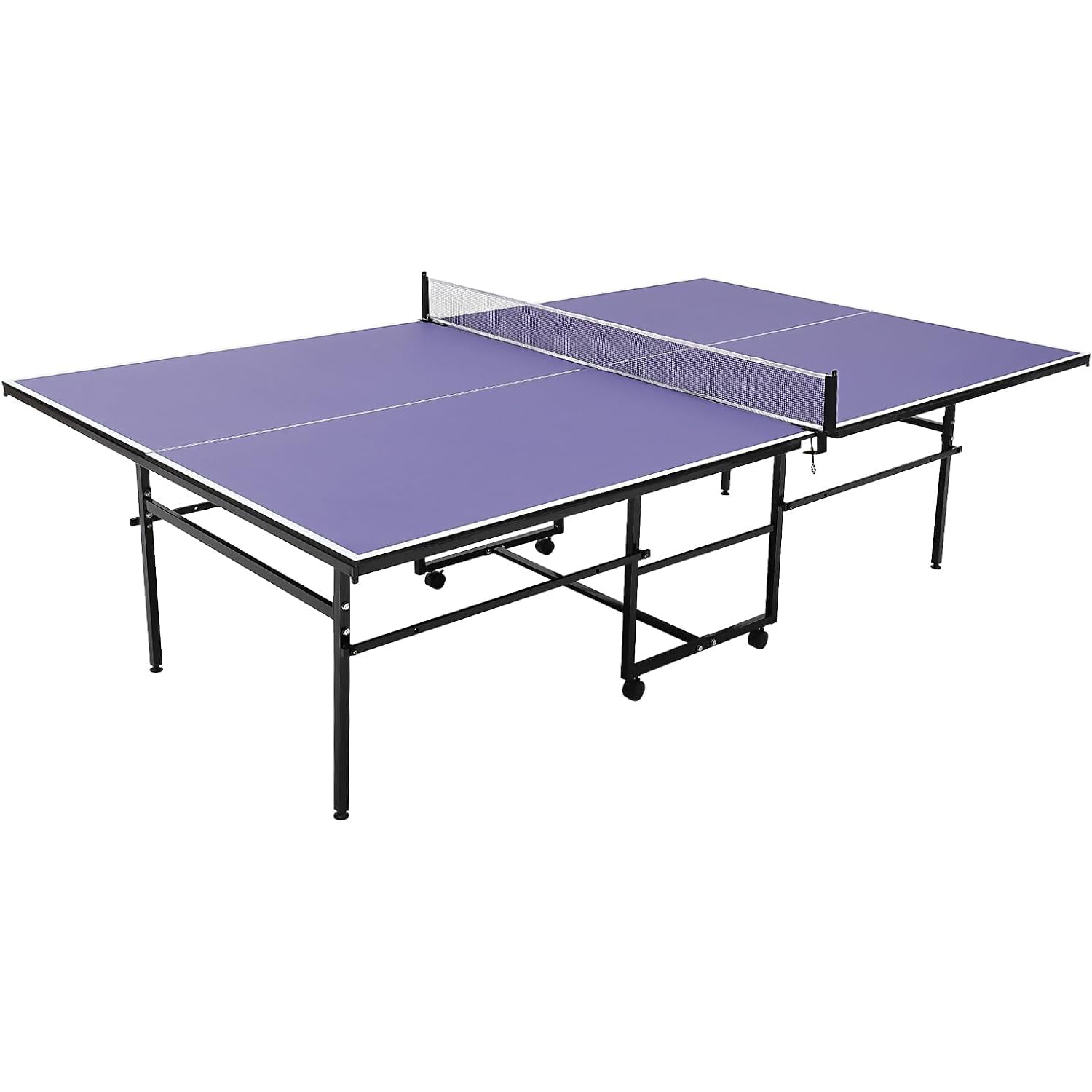 8 ft Portable Ping Pong Table， - Table Tennis Olympics recension och pris