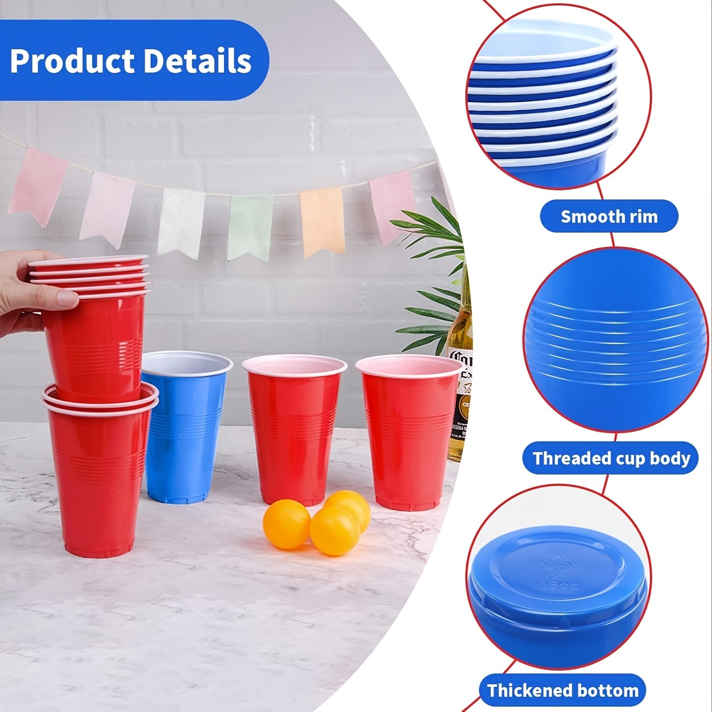 Beer Pong Game Set & Party Cup - Table Tennis Olympics recension och pris