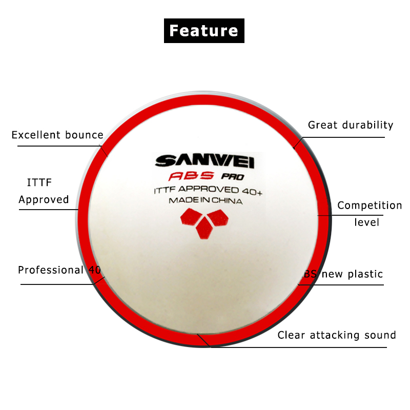 SANWEI ABS PRO 3-Star 40+ Tabl - Table Tennis Olympics recension och pris