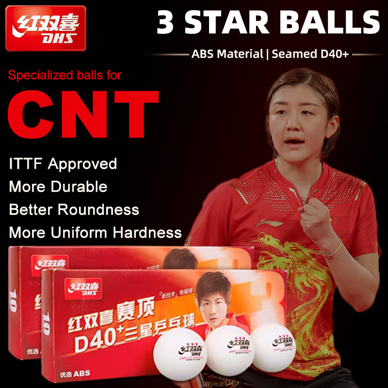 DHS D40+ DJ40+ Ping Pong Balls - Table Tennis Olympics recension och pris