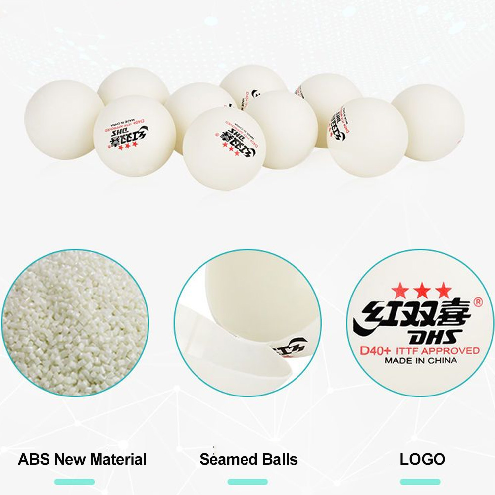 DHS D40+ DJ40+ Ping Pong Balls - Table Tennis Olympics recension och pris